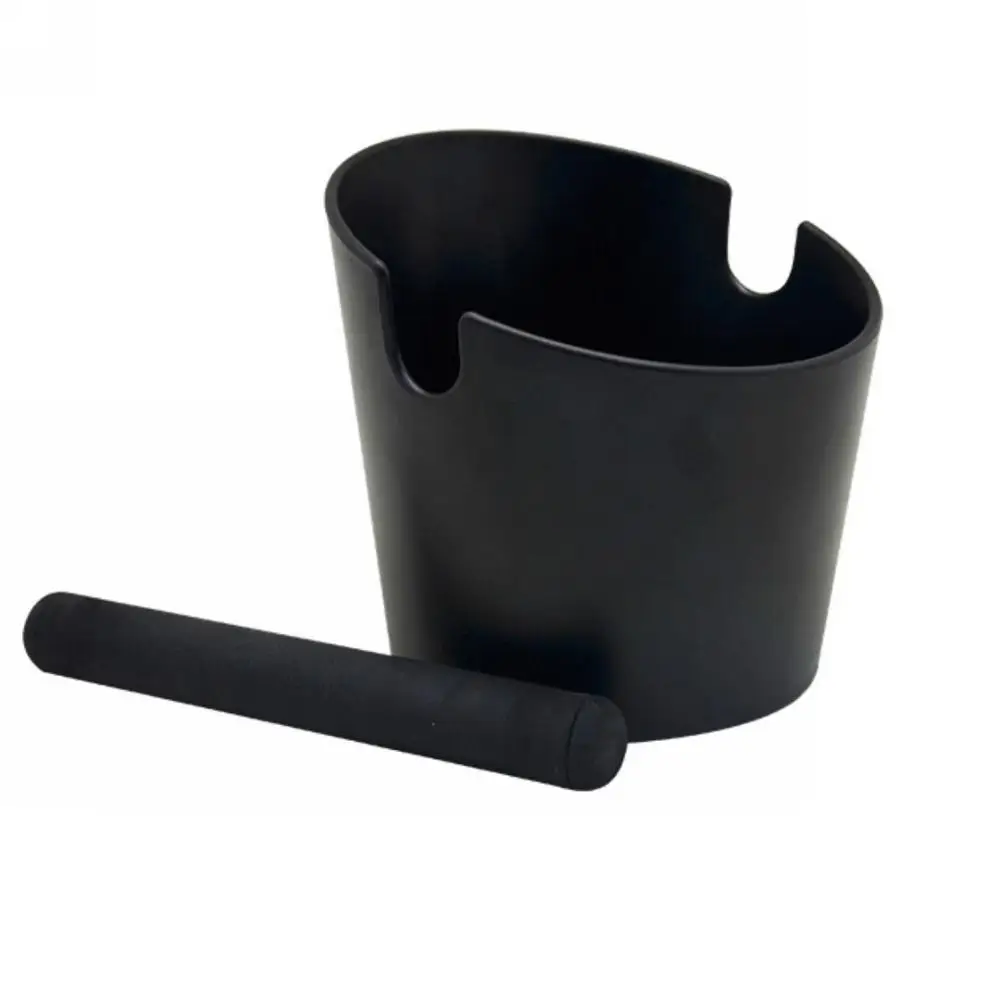 Кофе Knock Box с ручкой шлака ведро эспрессо Grinds тампер мусорное черный|Ведерки| |