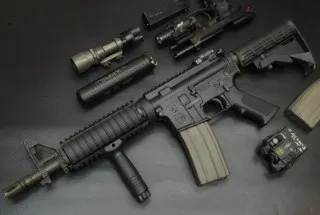 

GHK M4 CQBR Ретро жестяной знак металлическая табличка, домашний металлический плакат, настенное художественное украшение 20*30 см