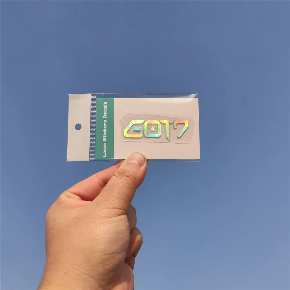 

GOT7 JB MARK JACKSON BAMBAM Laser Sticker Notebook Phone Sticker