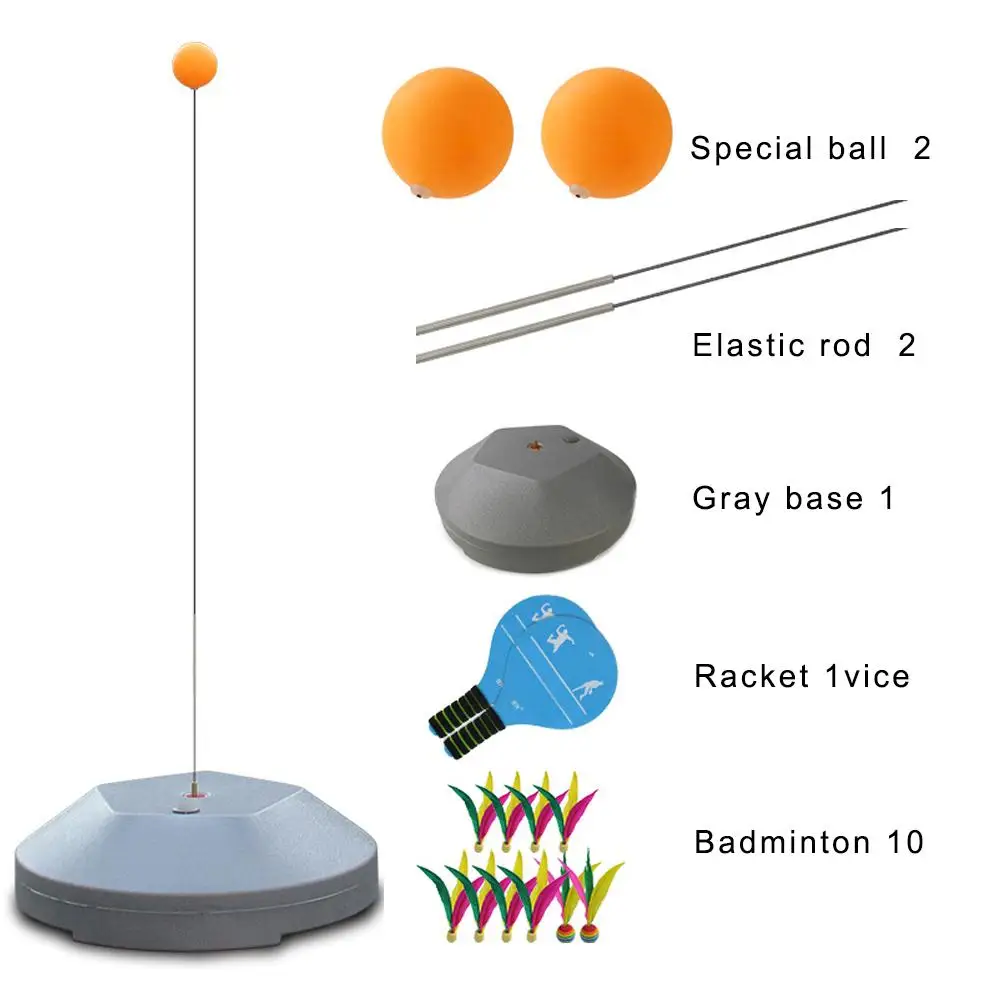 Портативный Тренировочный Набор для настольного тенниса нескользящая основа