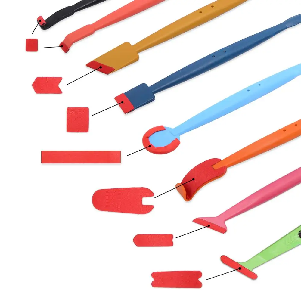 Виниловая палочка EHDIS набор скребков с магнитным мешком для хранения Тонировка