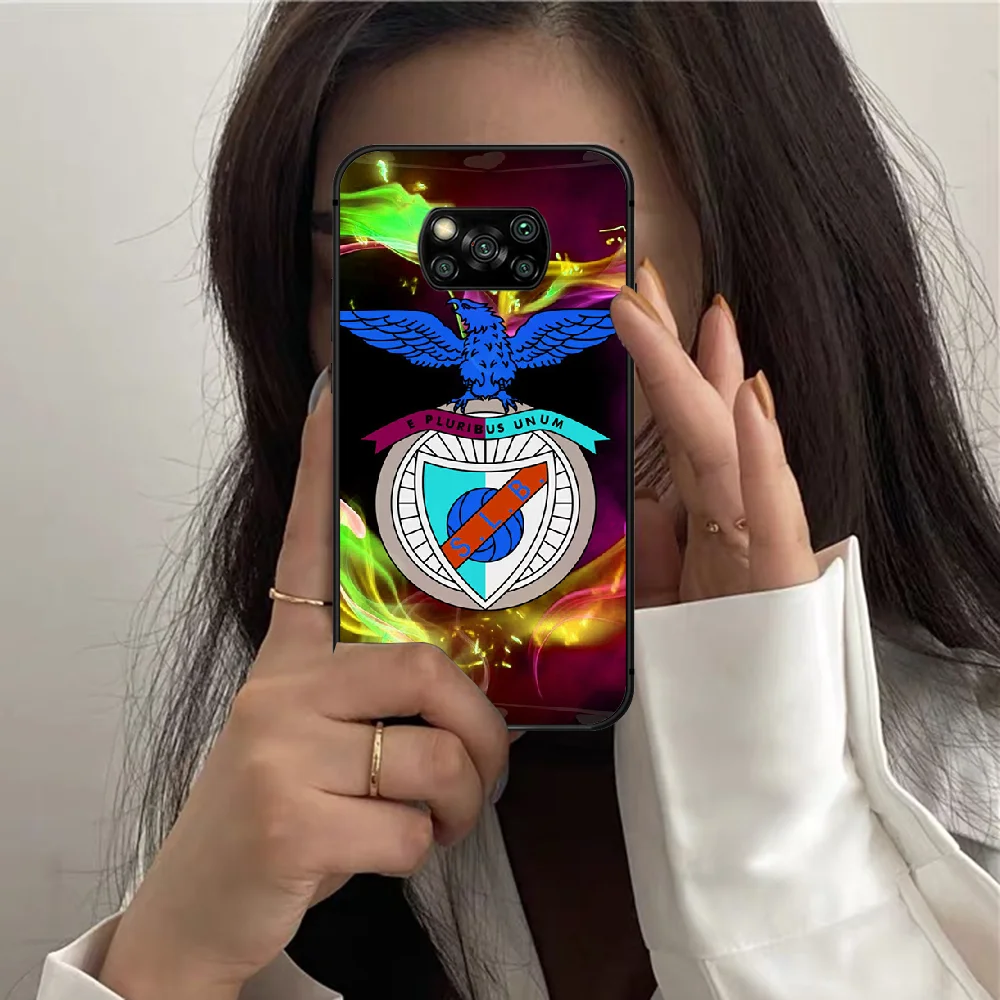 

Portugal Benfica Phone Case For XIAOMI MI 8 9 SE Note 10 T Pro Lite Max 2 Poco X A 3 black Waterproof Tpu Cover Pretty Bumper 3D