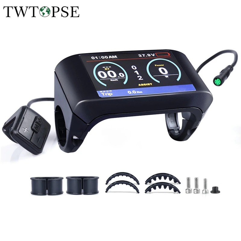 TWTOPSE Электрический велосипед компьютер Bluetooth навигация 750C для Bafang Mid мотор BBS01B BBS02B