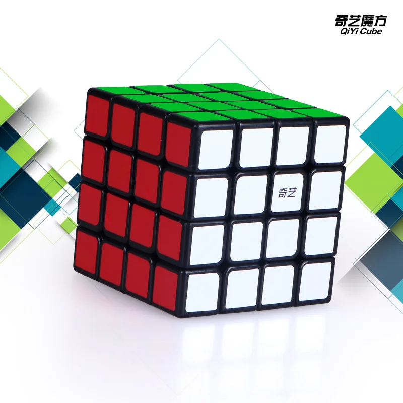 Qiyi-cubo de cuadr&iacute;cula Qiyuan W2, Cubo de cuarto nivel, carreras suaves, juguete divertido-1