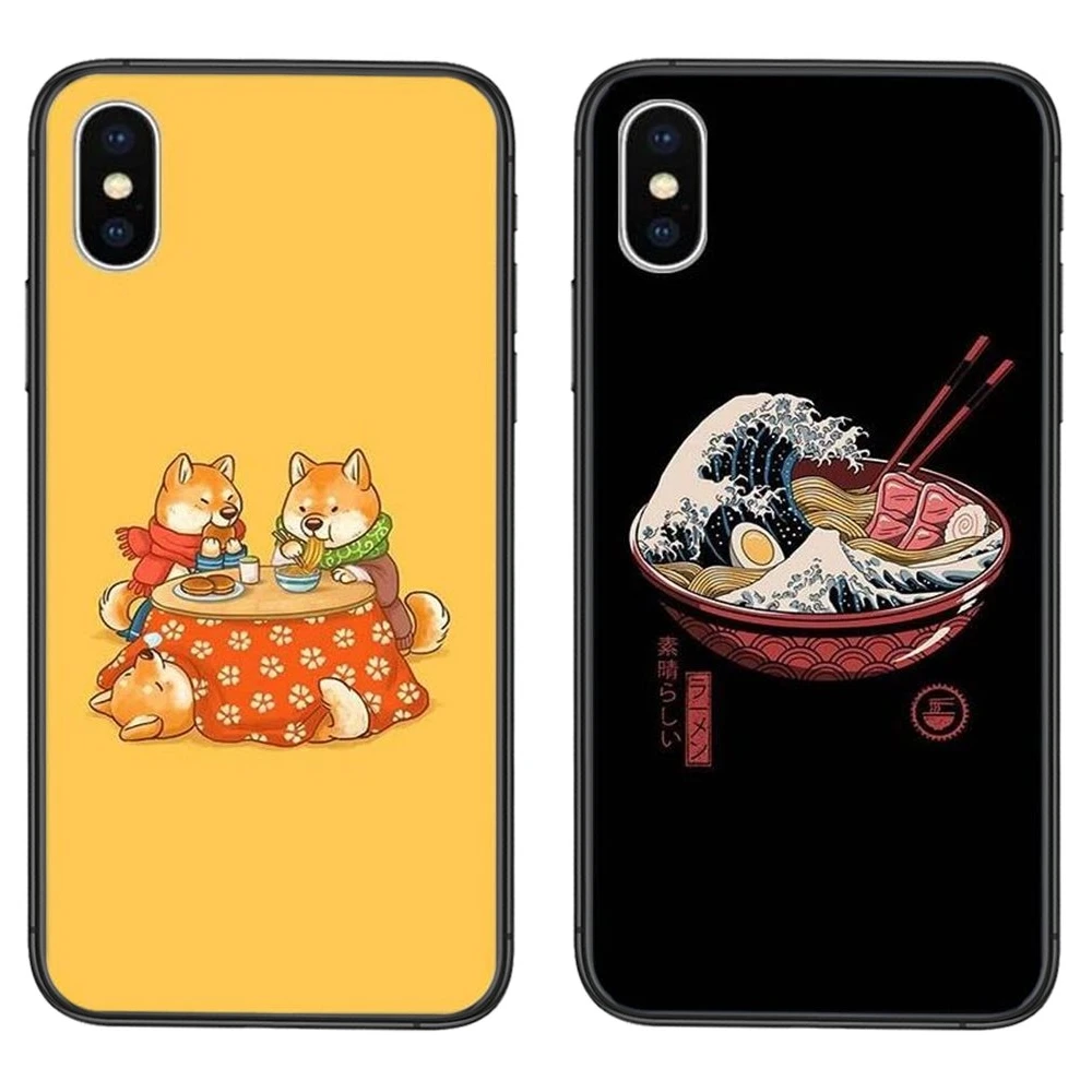 Чехол для мобильного телефона "Mobile Pouch Covers Case Great Ramen Wave Cat" - очень дешевый для Huawei P50 P40 P30 P20 P10 Lite E Plus Pro P Smart Z 2019 2020 2021 и т.д.