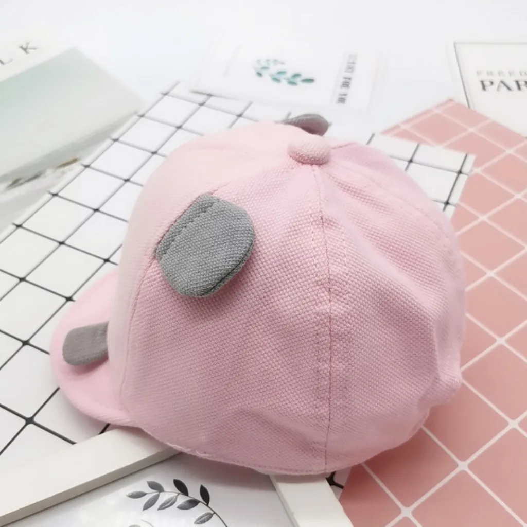 Шляпа для мальчиков и девочек 6-20 месяцев летняя шапка с принтом из мультфильма