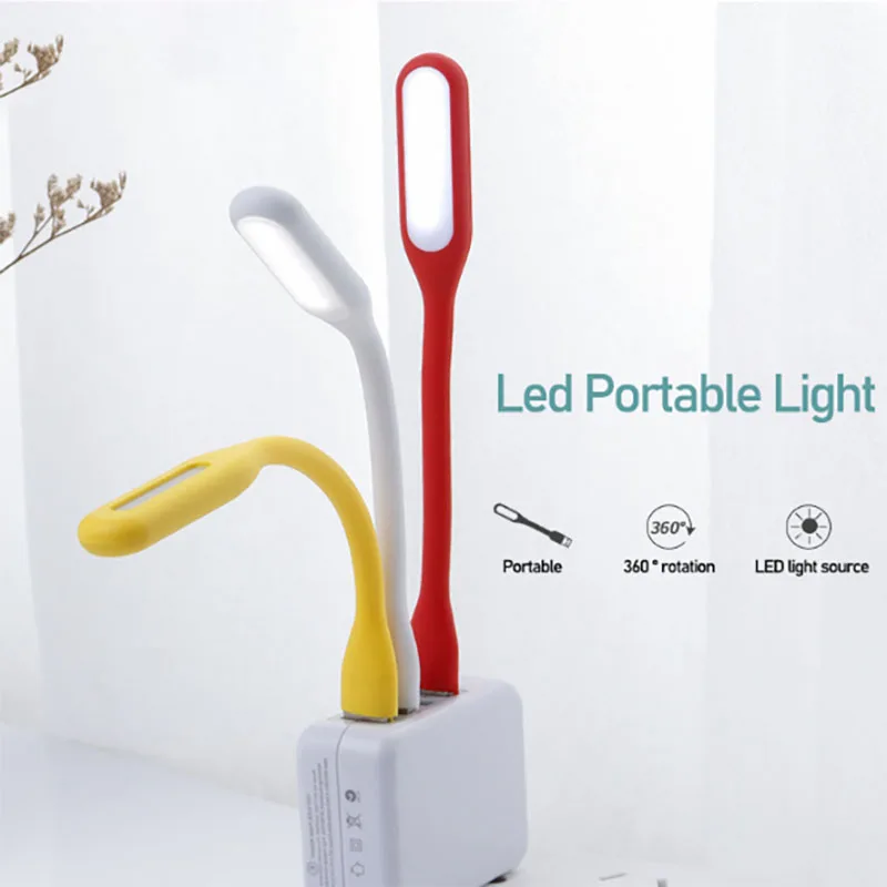 

Mini 5V USB LED Portable Book Reading Lamp For Power Bank PC Notebook Laptop Cheap Nightlight Light Wholesale