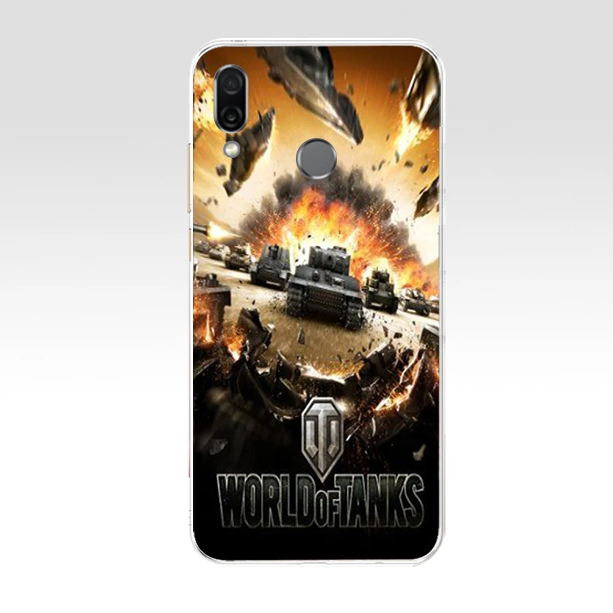 081FG world of tanks Подарочный Мягкий Силиконовый ТПУ чехол для телефона huawei Honor 8 Lite 8X 8s 9x