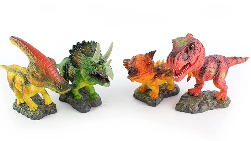 

Jurassic Dinosaur Toy Triceratops Tyrannosaurus Rex Ankylosaurus Model Shaking Your Head Car Doll Boy Gift Figure Model