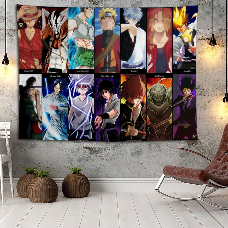 

Горячая Распродажа пользовательский гобелен Killua Zoldyck, декоративный гобелен, различные размеры, Настенный декор, настенный подвесной