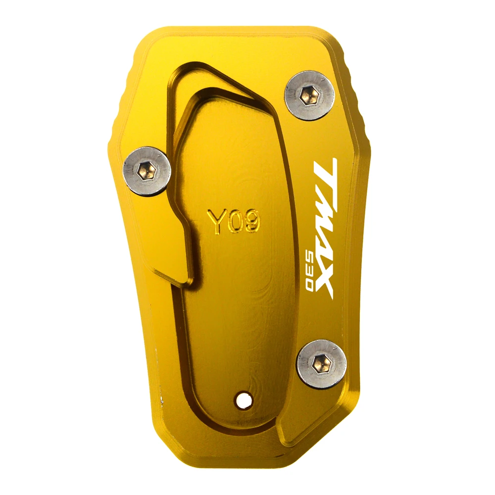 

МОТОЦИКЛ ЧПУ Сторона подставки стенд расширение пластина для yamaha TMAX T-MAX 530 SX/DX Tmax530 2017 с логотипом