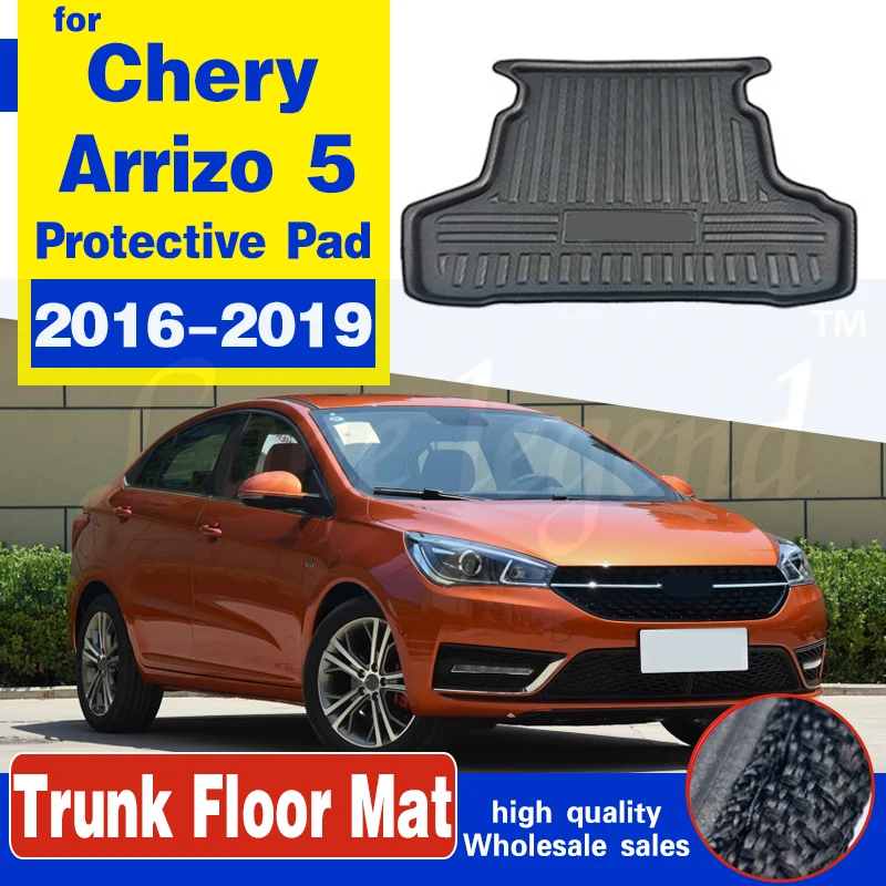 

For Chery Arrizo 5 2016 2017 2018 2019 Car Tray Boot Liner Cargo Rear Trunk Cover Mat Boot Liner Floor Carpet Mud Non-slip