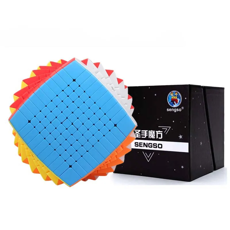 Shengshou-Cubo m&aacute;gico de alto nivel para ni&ntilde;os, juguetes de velocidad sin pegatina, 85mm, sengso 11x11, 11x11-0