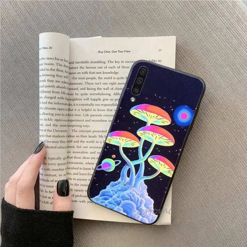 

Trippy Mushroom Psychedelic Phone Case For Samsung A20 A30 30s A40 A7 2018 J2 J7 prime J4 Plus S5 Note 9 10 Plus
