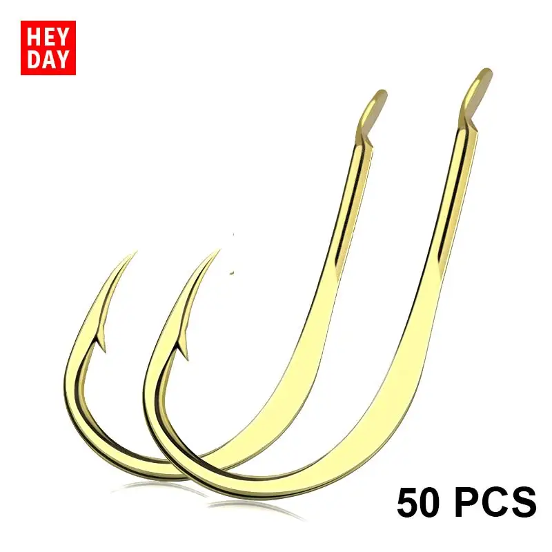 

50Pcs Fishing Hook High Carbon Steel Barbed Hook 0.5# 0.8# 1# 2# 3# 4# 5# 6# 7# 8# 9# 10# Fishhook For Ocean Rock Fishing