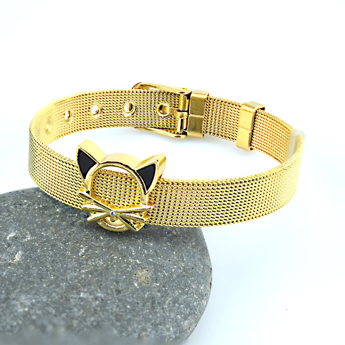 Мужской/женский сетчатый Браслет из нержавеющей стали 10 мм | Украшения и
