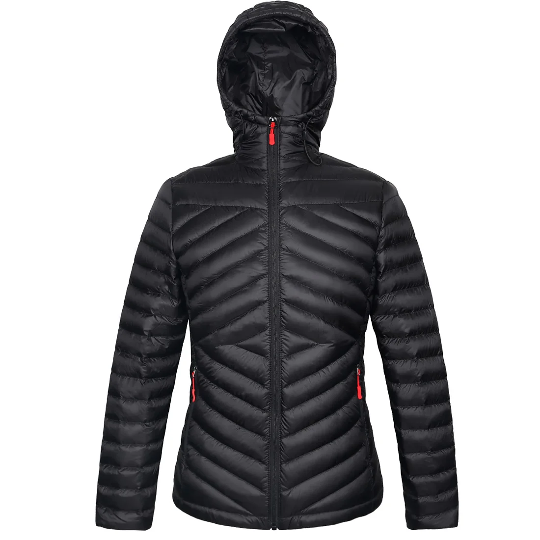 Women's Winter Down Parkas Lesmart 90% Duck Down Coat Female Slim Short Down Puffer Jacket Fashion Warm Hooded Black