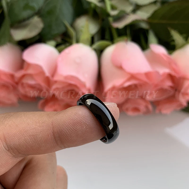 Кольца 6 мм из карбида вольфрама для мужчин и женщин обручальные кольца с