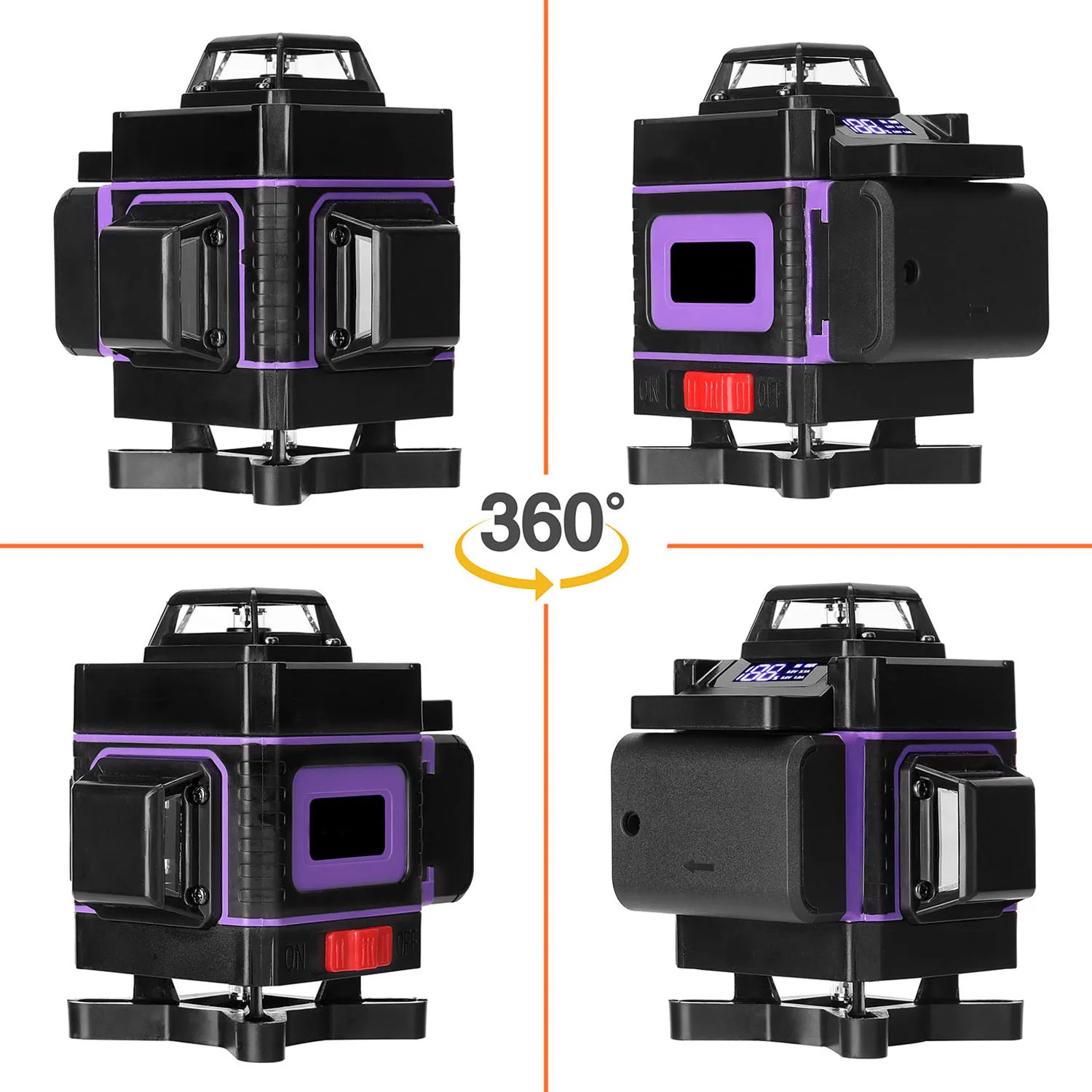 Самонивелирующийся лазерный уровень 3/4D 12/16 линий 360 м | Инструменты