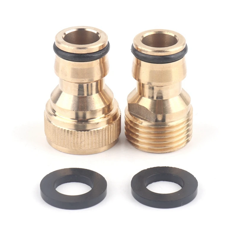 1 шт. 1/2 ''Женский Мужской медный быстрый соединитель латунный садовый водный