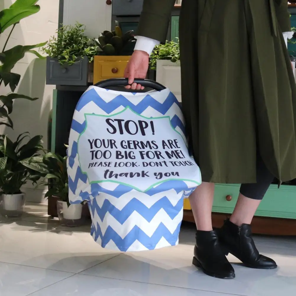 Детский чехол для сиденья автомобиля Предупреждение ением безопасности без