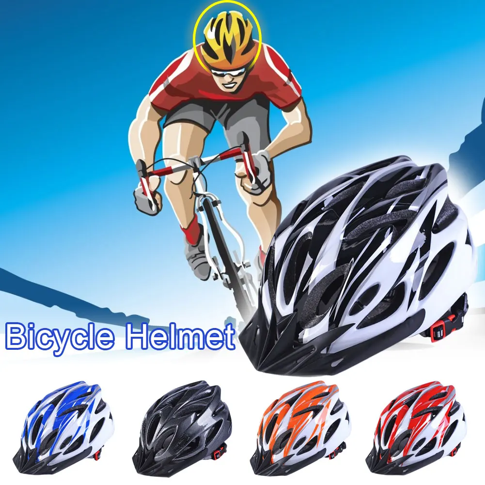 

2020 New Cycling Helmet MTB Ultralight Racing Cycling Helmet Outdoor Sports Mountain Road Bike Helmet Integrally-Mold Safely Cap