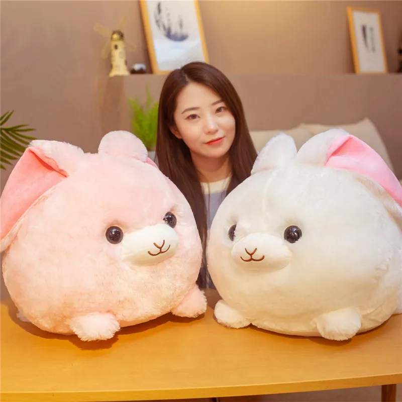 

Симпатичный круглый кролик, 25/35 см, мягкие игрушки для детей, Мягкий Кролик, домашний декор для детей, подарки