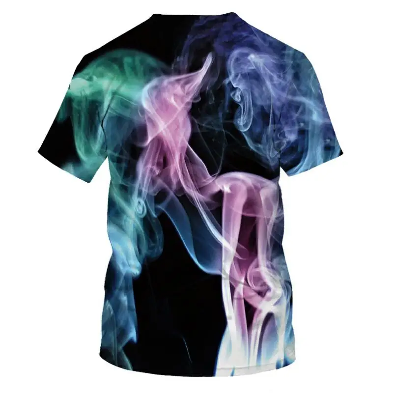 

Ink style men's T-shirt 3D creative cloud graphic T-shirt summer casual tops fashion round neck shirt plus size streetwear