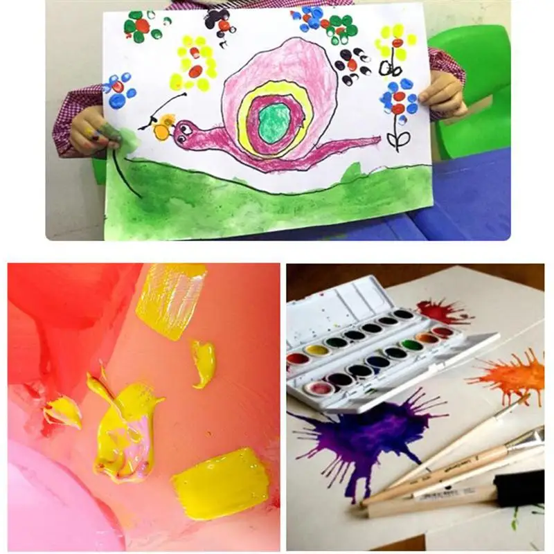 12 цветов 60 мл акварельные краски в наборе портативная бутылка аксессуары для