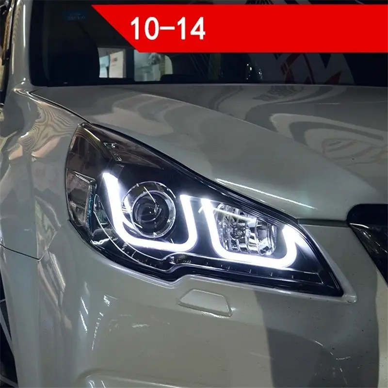Daytime Running Lamp Exterior Parts Luces Led Para Auto Headlights Car Lights Assembly 10 11 12 13 14 FOR Subaru Outback | Автомобили и