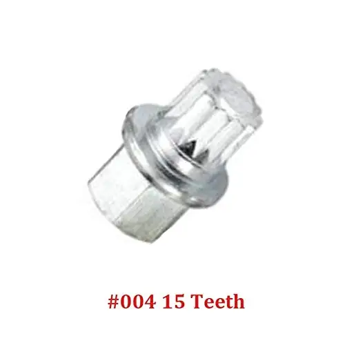 15 teeth Противоугонный болт колеса и фиксатор 8D0601139F адаптер безопасности для Volkswagen Golf Bora Passat Audi для A4 A6 A8 TT - Название цвета: 15 teeth