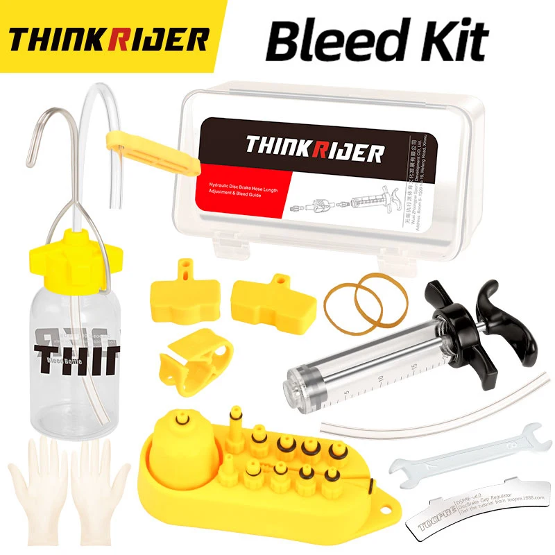 THINKRIDER велосипедный гидравлический дисковый тормозной масляный Комплект для Shimano