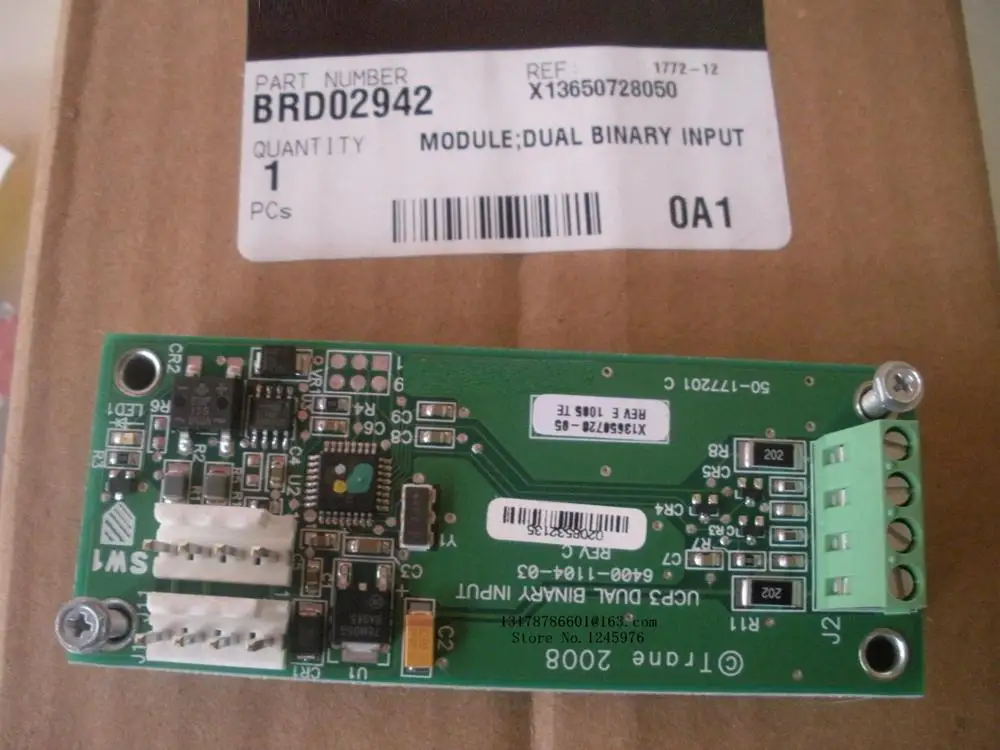 

BRD02946 Free Shipping 100% Original STOCK Dual high voltage digital input module brd02946 x13650729-04 module BRD02946