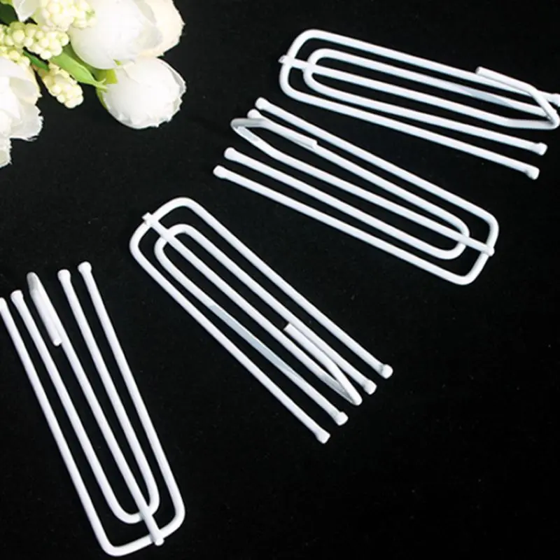 XTMYI 15 шт./пара шторы 4-зубца крючки станок и топ | Дом сад