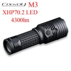 Светодиодный фонарь Convoy M3 Cree XHP70.2, фонасветильник для охоты, пешего туризма, защита от температуры, светильник, 4300 люмен