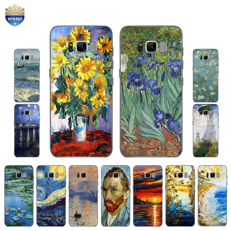 Чехол для Samsung Galaxy S8 чехол Plus Note 4 5 7 дюймов N9100 N9200 задняя крышка TPU масляная
