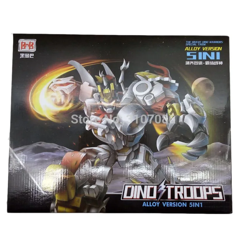 BMB трансформация Dinoking Volcanicus Grimlock Slag Sludge Snarl Swoop slash Dinobots 5в1 сплав фигурка робота игрушки