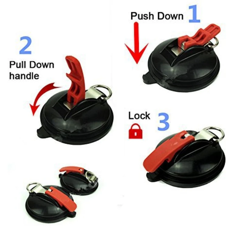 

Suction Cup Anchor Securing Hook Tie Down,Camping Tarp As Car Side Awning Pool Tarps Tents Securing Hook Sucker,4Pack