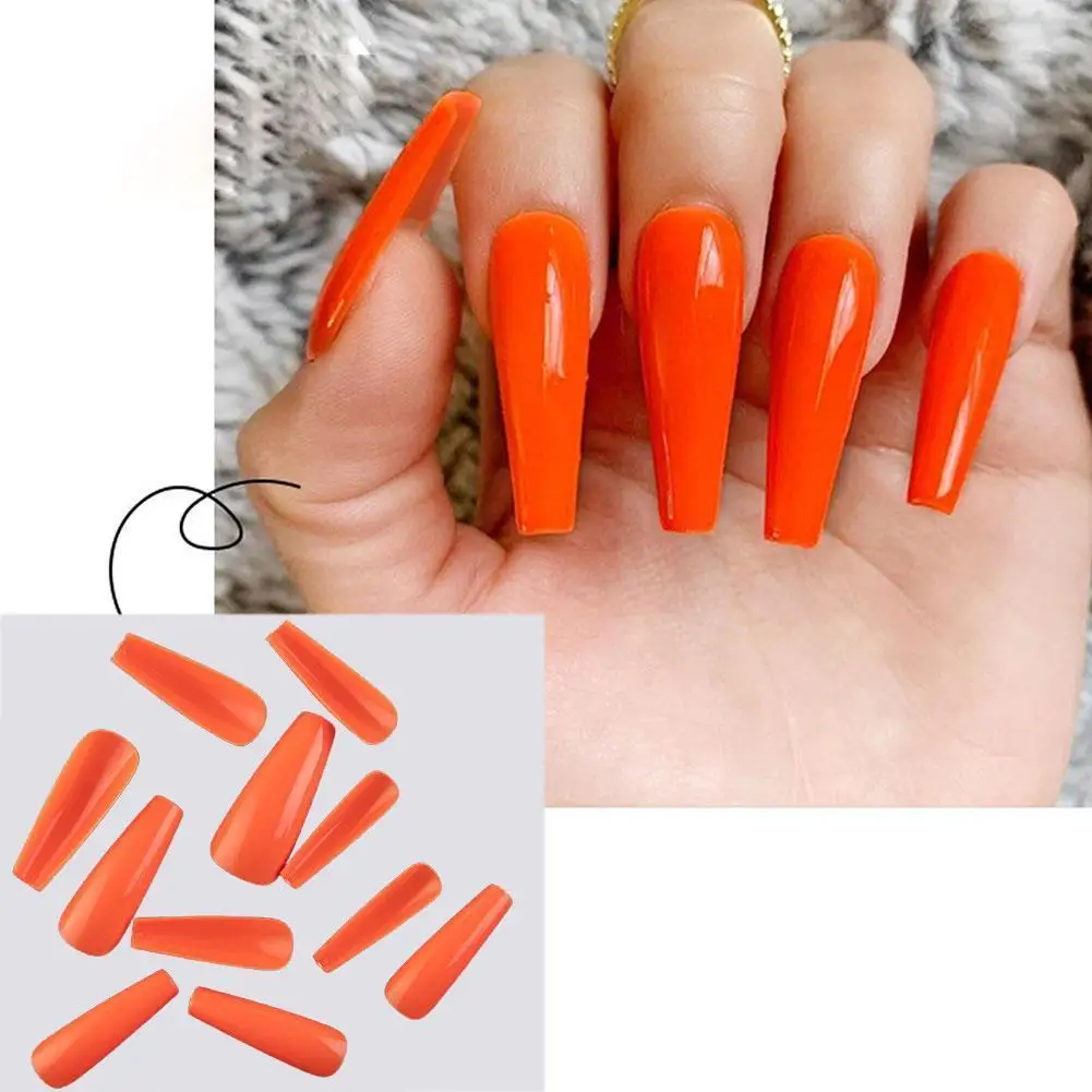 

Rosalind Extension False Nail 20pcs / lot French Nail Press Nail Art Artificial Need On Coat Glue Poly Design Jelly Base C8I1
