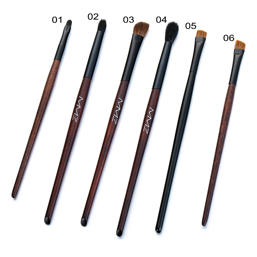 Кисть для подводки глаз из шерсти норки 1 шт. кисть крема бровей карандаш основа