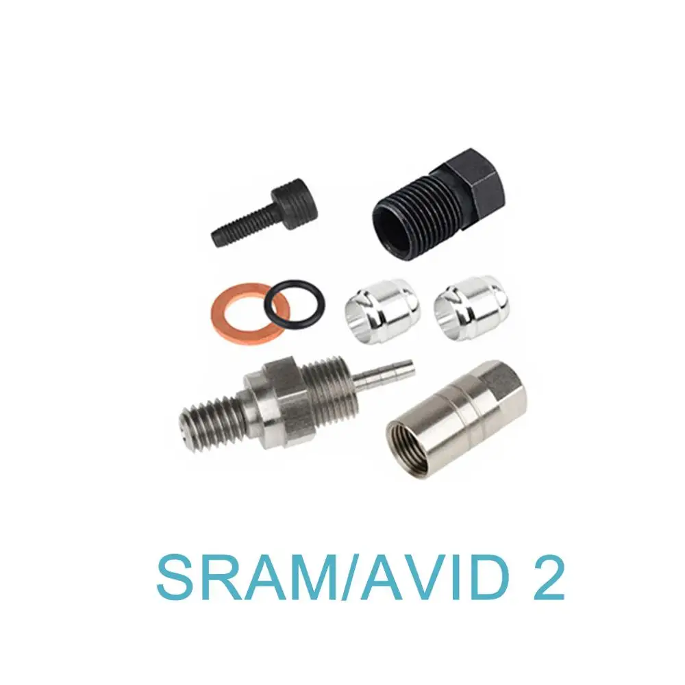 Велосипедные гидравлические шланговые переходники для Magura Shimano Formula SRAM Avid Olive соединительная вставка и адаптер - Цвет: SRAM-AVID 2
