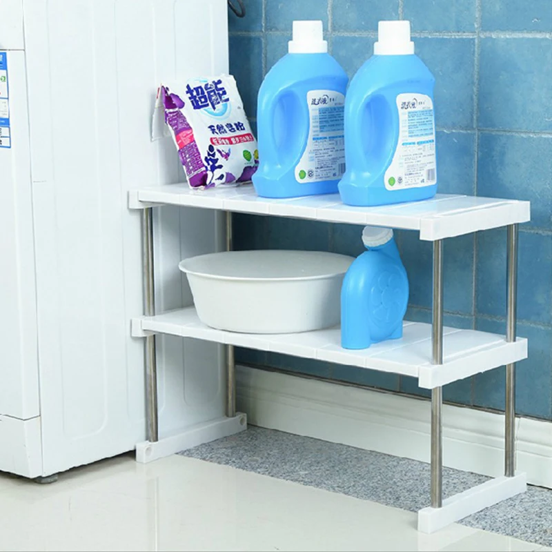 2-Tier/3-Tier Microwave Oven Rack Organizer Kitchen Multifunctional Storage Shelf Bathroom Shoes Book |