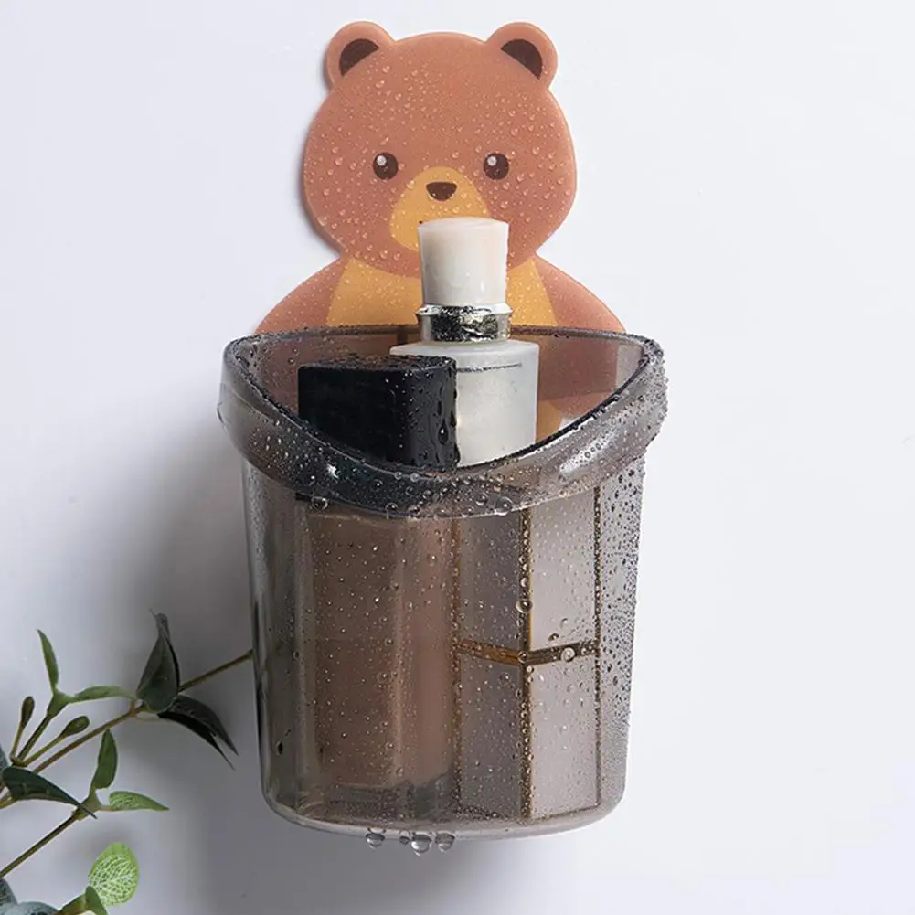 

Милая Подставка для хранения аксессуаров для ванной комнаты, держатель для зубных принадлежностей, полка для ванной комнаты, подставка для ...