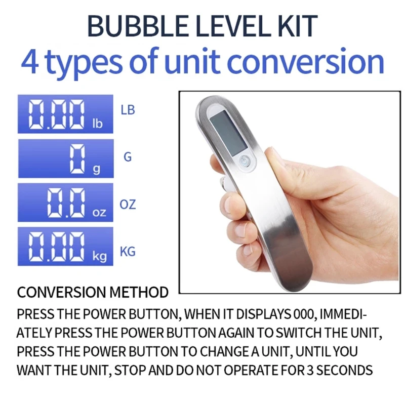 

Hot Favorable Hunting Scale Luggage Scale w/ LCD Display Four Unit Conversion