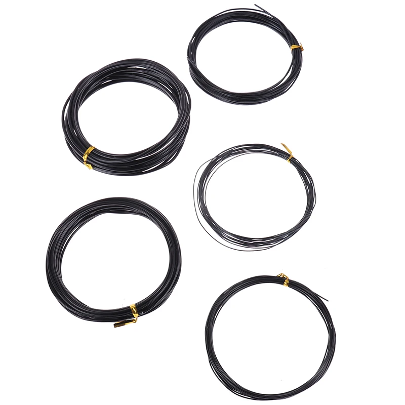 Всего 5 м (черный) провода бонсай из анодированного алюминия тренировочная
