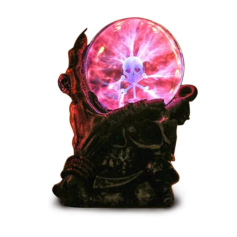 

Новинка магический плазменный шар светильник Электрический человека лампа со скелетом ночной Настольный светильник s сфера для малыша Сте...