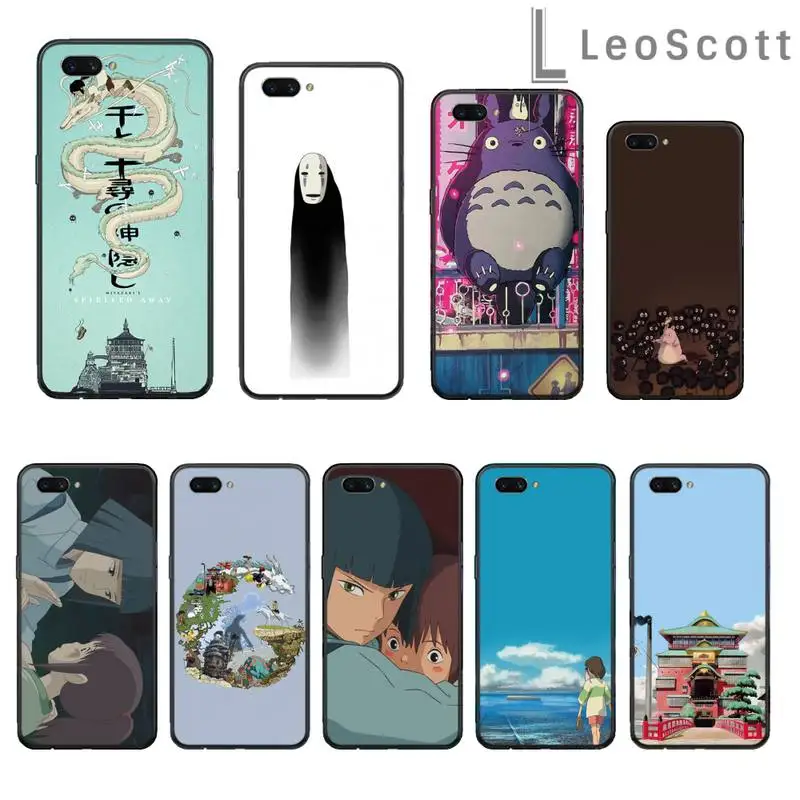 

Spirited Away Totoro Ghibli Miyazaki Anime Phone Case For OPPO R9 R11 R15 R17 RENO Realme S PLUS Normal 2z 3 5 C2 pro