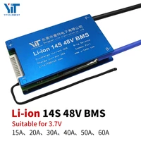li ion 3 6v 3 7v 14s 48v bms electric scooter battery accessory protection board with balanced temperature control pcb