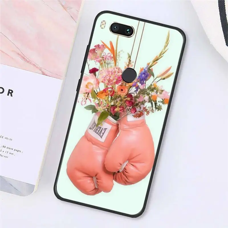 

Sports Boxing Gloves pattern Phone Case For Xiaomi Redmi note 7 8 9 t max3 s 10 pro lite cover funda coque shell