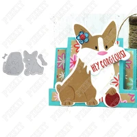 2021 new puppy pattern metal cutting dies scrapbook diarydecoration embossing template diy greeting card handmade